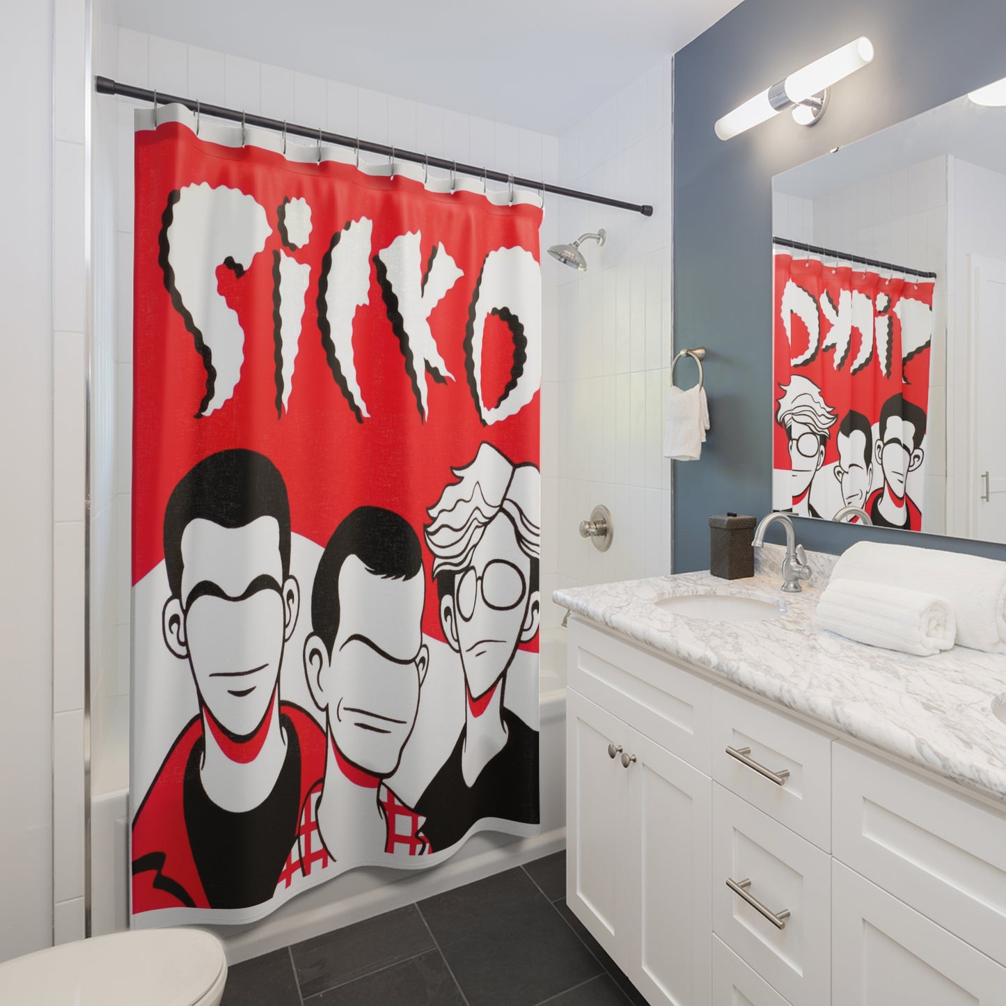 Sicko Shower Curtain