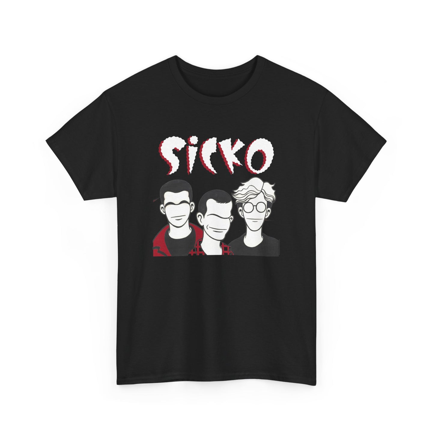Sicko Black, White, and Red Shirt