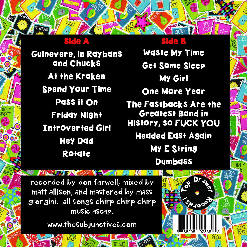 Sunshine and Rainbows - The Subjunctives LP/CD
