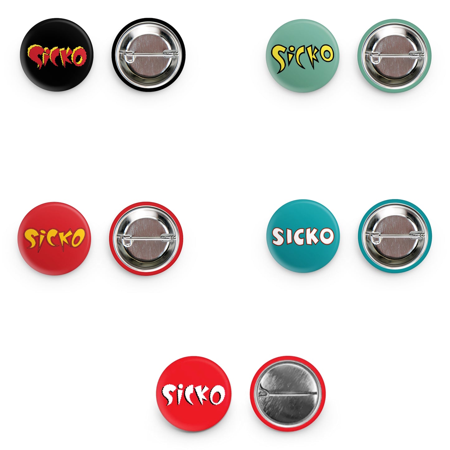 Sicko Button Pack